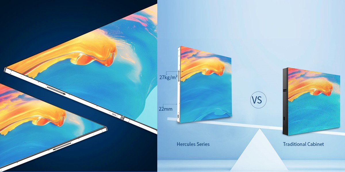 Ultra Thin & Light led display screen for advertising