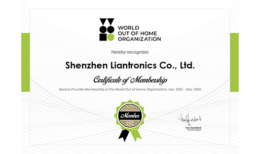 LianTronics Joins World Out of Home Organization (WOO) to Advance Global Outdoor Advertising